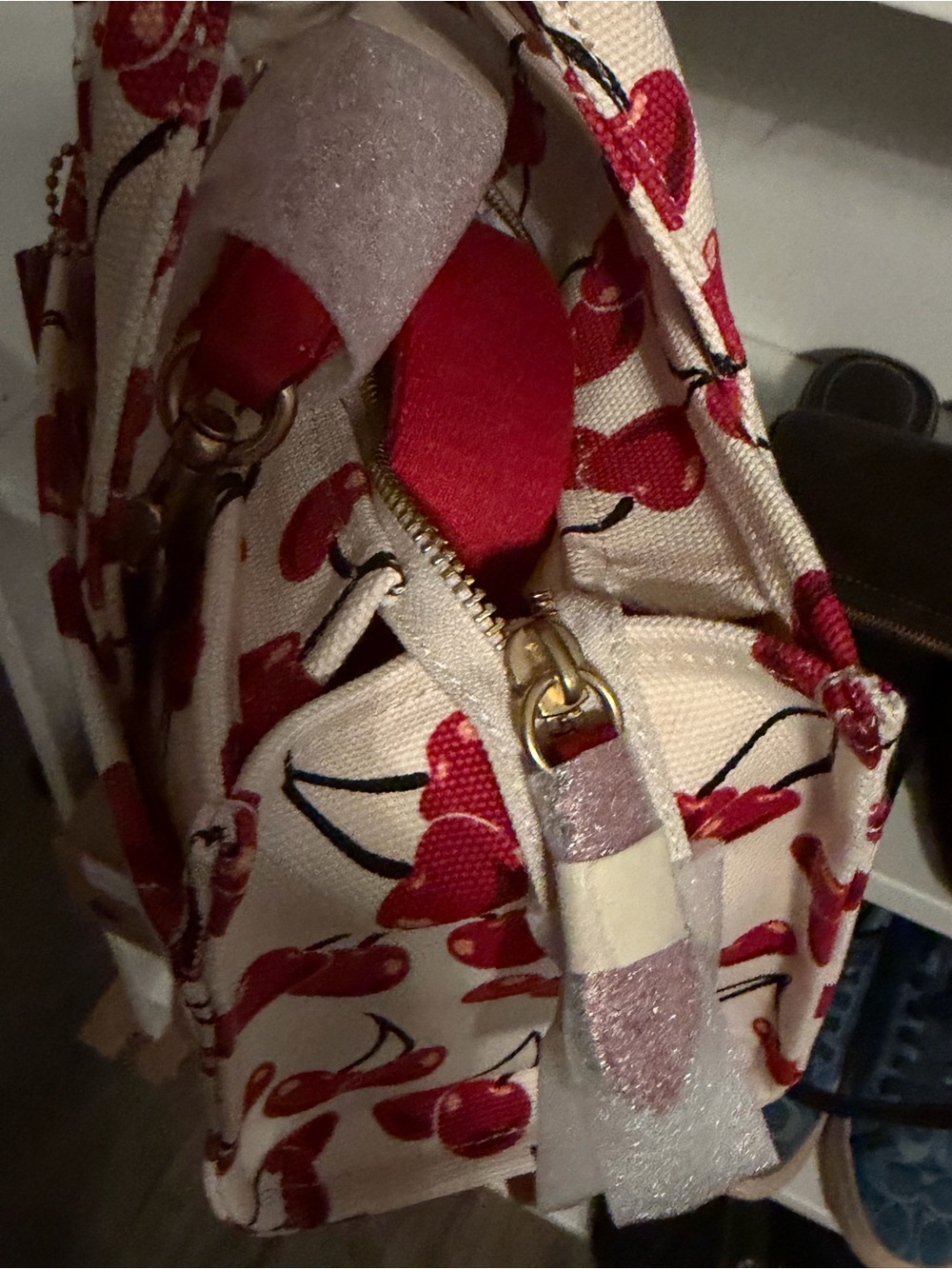 NWT Coach Cherry Print Cargo Tote 26 Rare Find - Picture 8 of 8